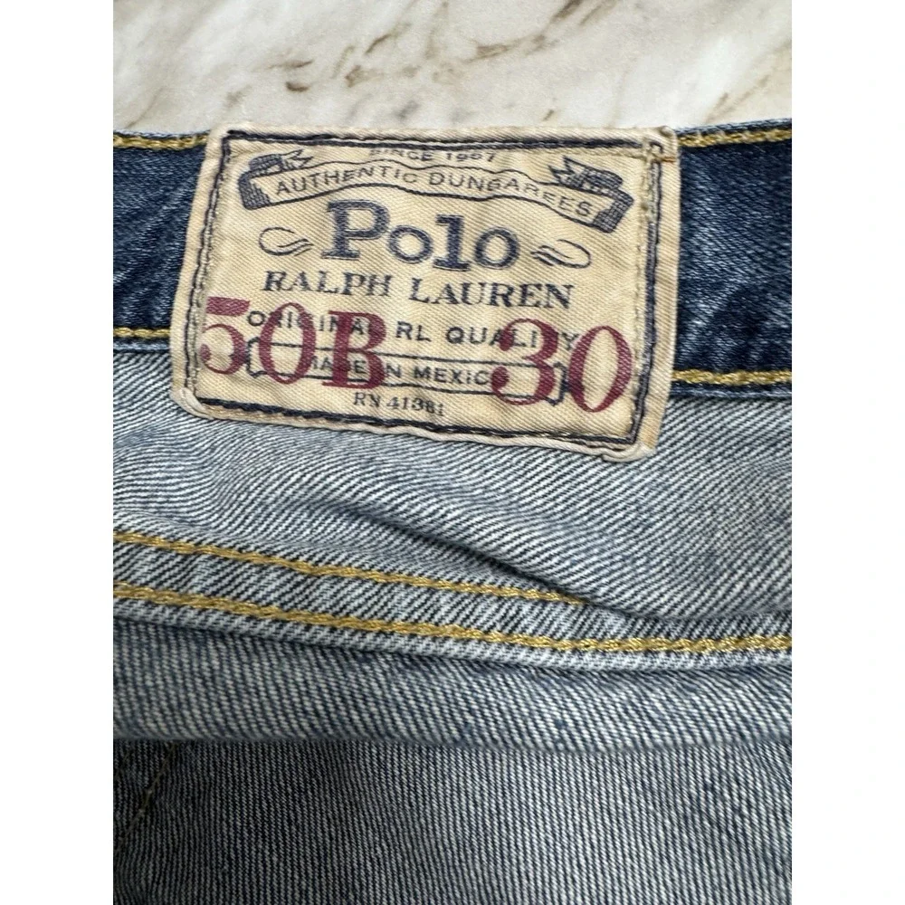 Polo Ralph Lauren Men's Big Tall Size 50X30 Authentic Original Dungarees